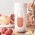 thumbnail image 4 of Bewildely Exprimidor de frutas eléctrico con carga USB, resistente al agua, taza de jugo automática de sandía, Mini portátil, para oficina, Picnic, Electrodomésticos Bewildely HA066308-00, 4 of 6