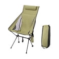 thumbnail image 4 of Silla plegable DYNWAVEMX Moon Chair con bolsa de transporte para adultos Verde, 4 of 8