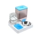 thumbnail image 3 of Dispensador automático de comida y agua para gatos Almacenamiento de comida para mascotas Dispensador de agua para mascotas Azul Con Cuenco, 3 of 9