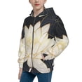 thumbnail image 2 of Sikiie Golden Lotus Zip Up Hoodie Teenage, hoodies for Teenage, Zipper Sweatshirt Jacket for Daily, Traveling-Medium, 2 of 6