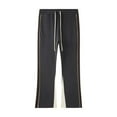 thumbnail image 3 of Linsennia Casual Sweatpants for Women Flare Dancing Joggers Woman's Patchwork Straight Sport Trousers Y2K Streetwear, 3 of 6