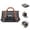 dark gray, variant on Pet Carrier Bag For Large Cats Of 20 Lbs, Collapsible Carrier Bag For Cat Cat Travel Bag With Shoulder Strap Soft Sided Puppy Carrier With Travel Transport Strap, Adequate Ventilation,4 Mesh Windows