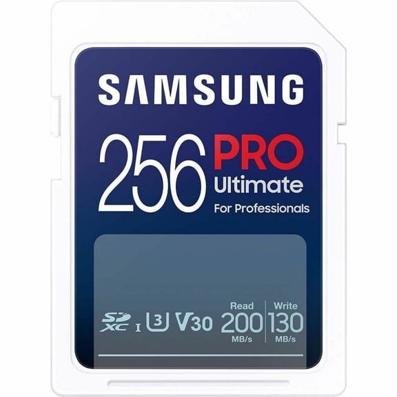 Samsung PRO Ultimate 256 GB Class 10/UHS-I (U3) V30 SDXC, 1