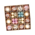thumbnail image 1 of 44 Uds bolas de Navidad adornos, decoración colgante para árbol de Navidad, bolas decorativas de Navidad, decoración de árbol de Navidad para fiesta d Café Dorado, 1 of 8