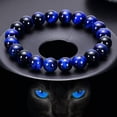 thumbnail image 4 of EOEMY 16mm Natural Blue Tiger Eye Beads Pendant Necklace Bracelet Chakra Quartz Reiki, 4 of 6