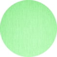 thumbnail image 1 of Ahgly Company Indoor Round Abstract Emerald Green Contemporary Area Rugs, 3' Round, 1 of 4
