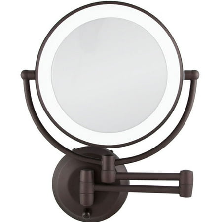 Zadro Ledw810 Led Lighted 10x 1x Round Wall Mounted Makeup Mirror Zadro Ledw810 Led Lighted 10x 1x Round Wall Mounted Makeup Mirror Oil Rubbed