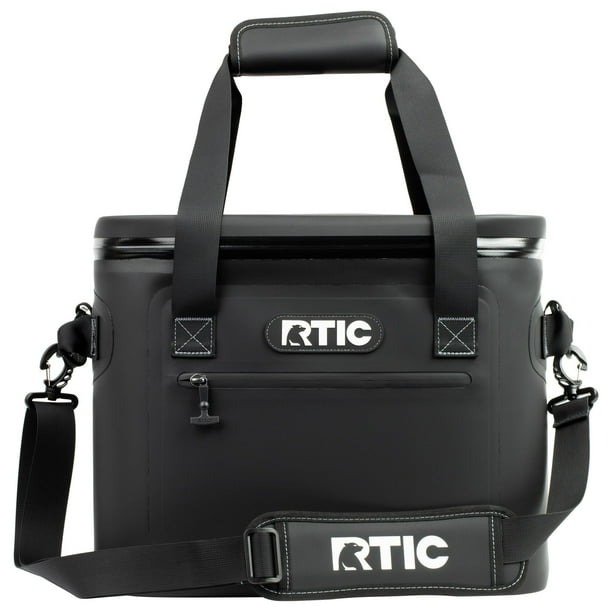 Cooler RTIC Ultra-Tough Soft 30 latas a prueba de fugas, negro