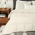 thumbnail image 2 of EASYCOT Luxurious Feather Down Alternative Comforter, Hotel Collection Duvet Insert Comforter for All Season,100% Soft Egyptian Cotton Shell with Corner Tabs 400 GSM Ivory , California King, 2 of 6