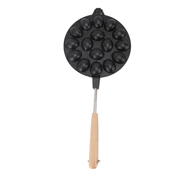 Walnut Cookie Maker, 16 Hole Efficient Baking Non Stick Oval Shaped Oreshki Maker Aluminum Alloy Easy to Clean Walnut Cookie Press Maker for Cookies and Pastries