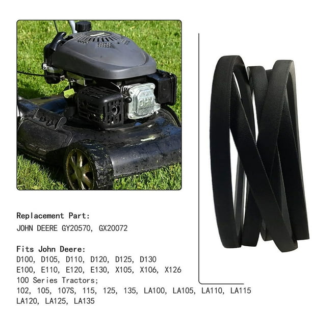 tredstone For Deck Belt Durable Replacement Deck Belt For 42Inch for Deere Mowers 1Set Walmart