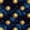 Sun Moon 14, variant on Homewish Mystic Sun Moon Twin Quilt Set, Cosmos Stars Twin Coverlet Set, Gold Dark Blue, 2 Pieces 1 Bedspread and 1 Pillowcase