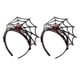 thumbnail image 2 of KAKOWELY 2 diademas de telaraña para Halloween, diadema para el pelo para fiesta de Halloween, 2 of 5