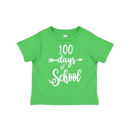 

Inktastic 100 Days of School with Cute Arrow Gift Toddler Boy or Toddler Girl T-Shirt