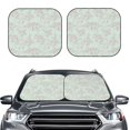 thumbnail image 2 of Haiem Retro Snake Car Windshield Sun Shade (2 Pieces) Foldable Windshield Sun Shade Car Accessories for Truck SUV Pickup-Medium, 2 of 7