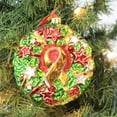 thumbnail image 3 of 5.75In Yuletime Pride, Glass, Ornament Charity  Wreath 1014581, 3 of 3