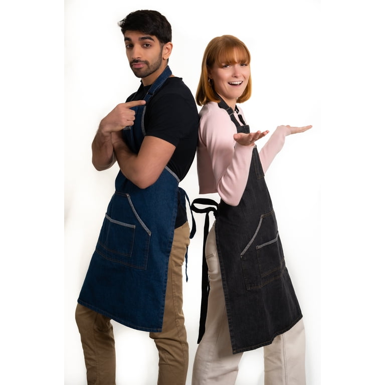 Multipurpose Blue Denim Chefs Bib Apron - BBQ, Painting, Garden, Cooking for Men and Women with 5 pockets Multipurpose Blue Denim Chefs Bib Apron - BBQ, Painting, Garden, Cooking for Men and Women with 5 pockets