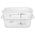 thumbnail image 7 of HUBERT® Food Storage Container 2 Qt Clear Plastic Storage Container - 7" L x 7" W x 31/2" D, 7 of 7