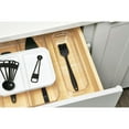 thumbnail image 3 of iDesign Clear Plastic Kitchen Drawer Organizer, 3.25" x 10" x 2", 3 of 6