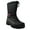 Black, variant on Tanleewa Men's Snow Duck Boots Mid-Calf Waterproof Insulated Winter Boots Shoe Size 6 Adult Male