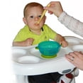 thumbnail image 3 of Cucharas medidoras para alimentación infantil con mango curvo de silicona suave Amarillo, 3 of 9