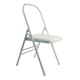thumbnail image 4 of Silla auxiliar de con soporte lumbar para la espalda, reforzada para equipos portátiles domésticos, silla plegable elástica de metal, silla de, 4 of 8