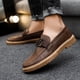 thumbnail image 5 of Zapatos de hombre de estilo británico para primavera, zapatos casuales para hombre que combinan con todo, zapatos de vestir de negocios de cuero negro, zapatos de moda para el trabajo, 5 of 6
