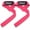 Pink, variant on Beastpowergear Weight Lifting Straps Dead Lift Straps Neoprene Padded | Non Slip Silicone Grip | Additional Support for Powerlifting, Bodybuilding, Deadlifts, Crossfit, Strength Training