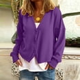 thumbnail image 6 of Soft Everyday Cardigan For Women Knit Top Casual Aesthetic Long Sleeve Button Down Oversized Sweater Jackets Outerwear, 6 of 9