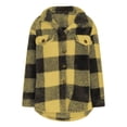 thumbnail image 2 of Flannel Shirt for Women Plaid Jackets Coat Long Sleeve Oversized Shacket Trendy Causal Fall Winter Clothes, 2 of 5