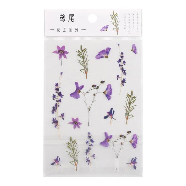 Adhesivo Decorativo Pegatinas personalizadas PET Plantas de agua Pegatinas portátiles para álbumes de fotos (F) Sywqhk Libre de BPA