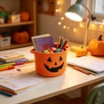 thumbnail image 6 of Halloween Candy Basket Cotton Rope Handheld 9.1x7.1x2.4in with Ghost Decor for Kids Trick or Treat Party by OVFUIZ, 6 of 6