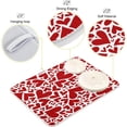 thumbnail image 4 of FREEAMG Red Love Dish Drying Mat for Kitchen Counter,Super Quick Absorbent Composite Sponge Dish Drying Pad,Heat Resistant Non-Slip Rack Tableware Mat, 16x18 Inch, 4 of 7