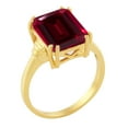 thumbnail image 2 of Gold Over Sterling Silver with Ruby Solitaire Ring, 2 of 3