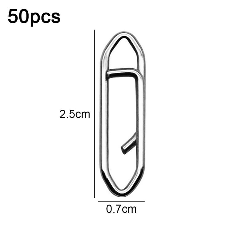 Fishing Clips, Stainless Steel Fishing Quick Clips Lure Quick Change - M  number