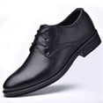 thumbnail image 4 of Zapatos de cuero para hombres Zapatos de vestir de negocios Zapatos de punta para hombres jóvenes, 4 of 4