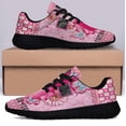 thumbnail image 3 of BreaStCancer Awareness Faith Over Fear Shoes Sneakers Black Size 8, 3 of 7