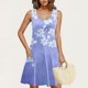 thumbnail image 4 of Vestido Corto de Verano Casual de Moda Impreso Cuello Redondo Bolsillo sin Mangas de las Mujeres, Vestido Casual para Diario, 4 of 9