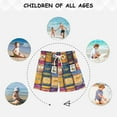 thumbnail image 6 of FORMRS Boys Swim Trunks Quick Dry Mesh Liner Boardshorts Sizes XS-XL, Blue Jam, 6 of 7