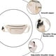 thumbnail image 3 of Riñonera para mujer y hombre, moderna, con bolsillos, tipo bandolera, color blanco, 3 of 7
