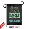 thumbnail image 2 of Breeze Decor BD-MD-G-115122-IP-BO-DS02-US The World Mom Summer - Seasonal Mothers Day Impressions Decorative Vertical Garden Flag - 13 x 18.5 in., 2 of 4