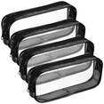thumbnail image 1 of Estuche para lápices con cremallera de PVC transparente de 4 piezas, bolsa para lápices de gran capacidad, bolsa para maquillaje Zhivalor  CPB-DE-LYY2472-2, 1 of 5