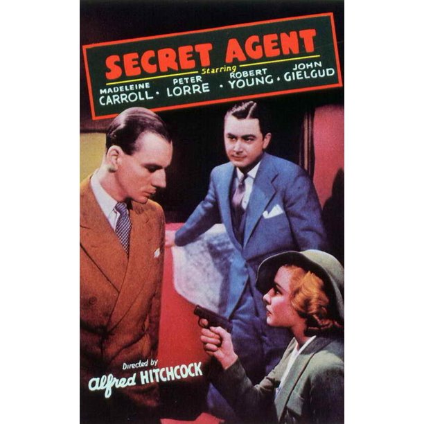 Secret Agent movie POSTER (Style D) (11