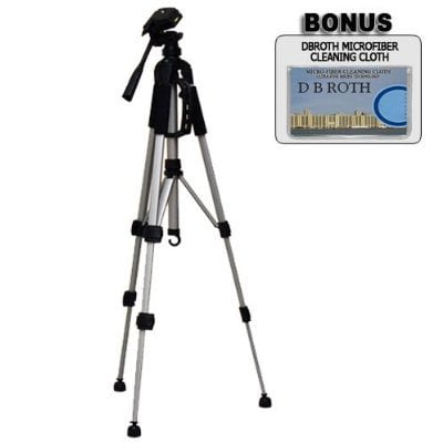 57 camera tripod with carrying case for the canon dc230 dc220 dc210 dc100 dc50 dc40 dc22 dc20 dc10 dvd camcorders lightweight and