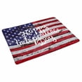 thumbnail image 2 of MKHERT Happy Independence Day American Memorial Day on USA Flag Doormat Rug Home Decor Floor Mat Bath Mat 30x18 inch, 2 of 3