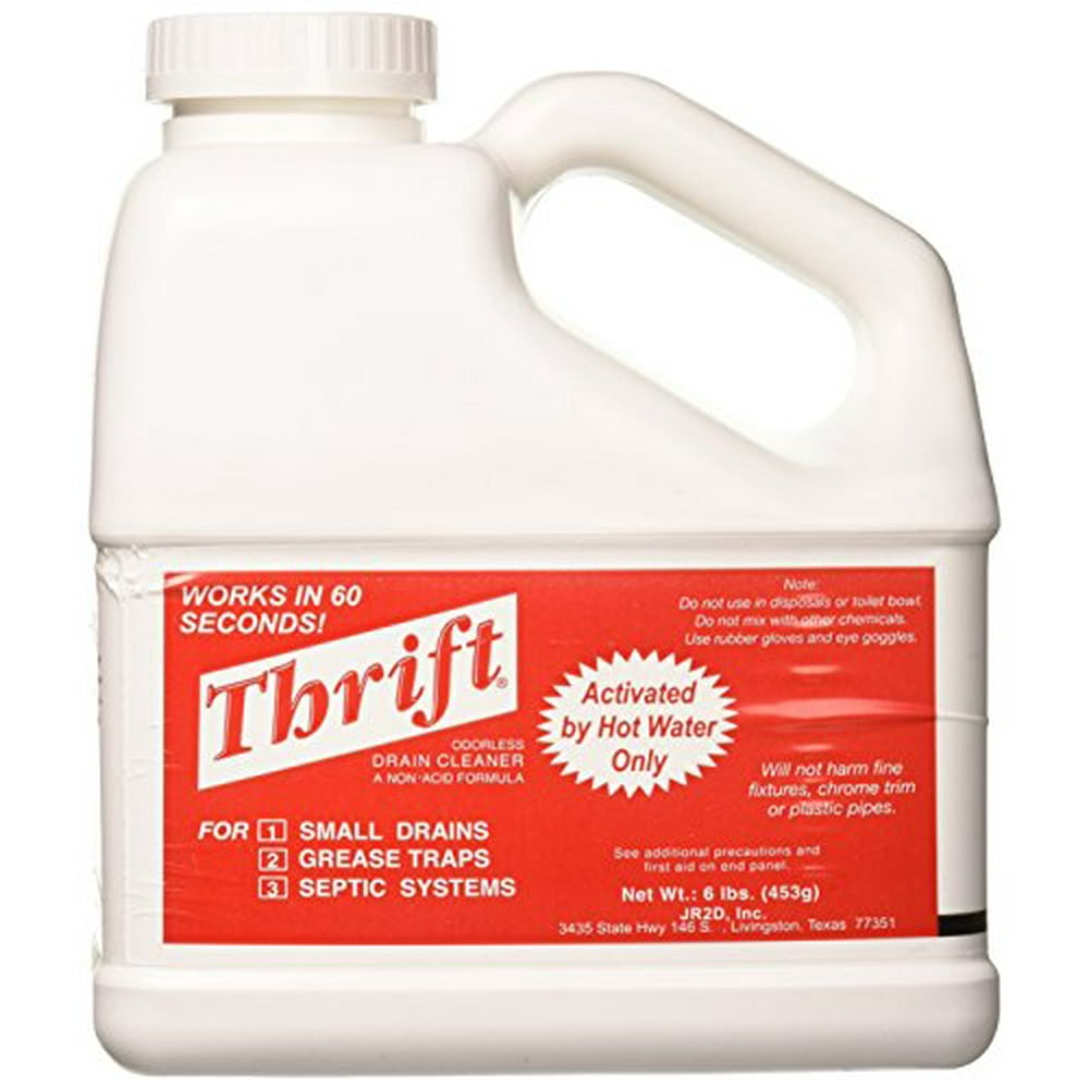 THRIFT FBA_T600 T600 Alkaline Based 6 lb Granular Drain Cleaner White