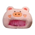 thumbnail image 2 of Chapeau Cochon en Peluche Mignon Rose pour Carnaval Mascarade Balle Jeu de Rôle, 2 of 7