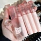 thumbnail image 2 of Pink Bubble Lip Glaze Mini Matte Velvet Lipstick Mirror Long Lasting Not, 2 of 5