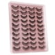thumbnail image 5 of Pestañas postizas Racimos naturales Pestañas postizas mejor valoradas Pestañas Postizas Naturales Adhesivo Reutilizable 20 pares de pestañas postizas de imitación de visón(Compre 2 y obtenga 1 gratis), 5 of 7