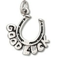 thumbnail image 1 of Sterling Silver 20" 1mm Box Chain GOOD LUCK Horseshoe Pendant Necklace, 1 of 2